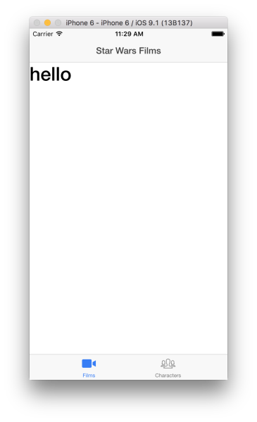 hello message