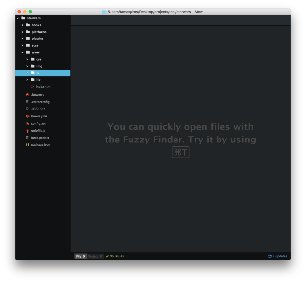 file structure
